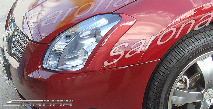 Custom Nissan Maxima Eyelids  Sedan (2004 - 2006) - $69.00 (Manufacturer Sarona, Part #NS-009-EL)